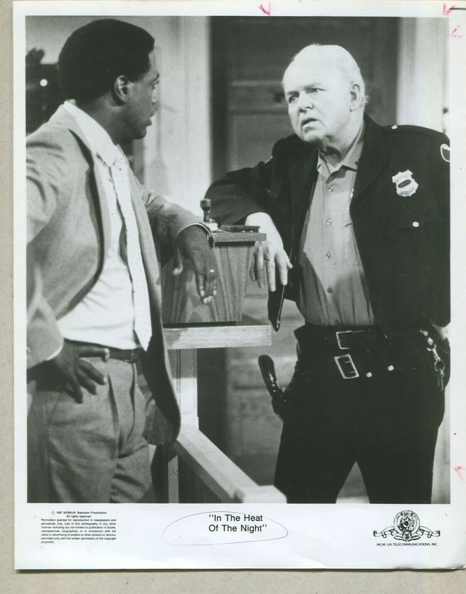 Carroll O'Connor TV "In The Heat Of The Night" 1989 VG press photo P1V