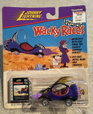 Johnny Lightning CARTOON NETWORK WACKY RACES SPEED BUGGY SET ALL 4