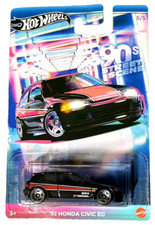 Hot Wheels '92 Honda Civic EG 90s Street Scene 5/5 1:64 Modellauto Spielzeug JDM