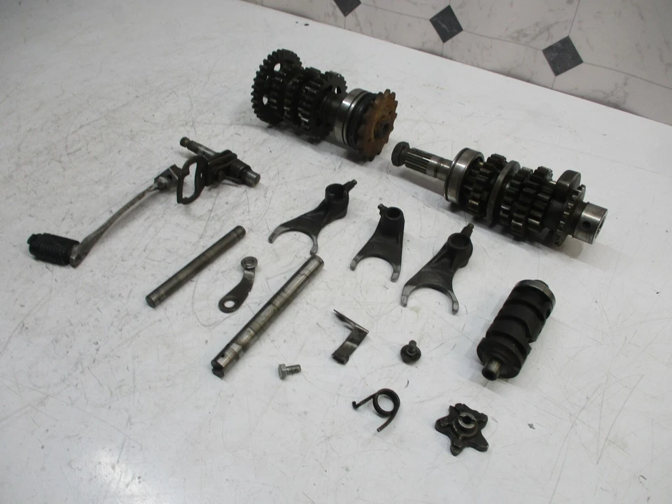 Honda XL500S XL 500 S 1981 81 transmisión horquillas tambor palanca de cambios. Foto 2 de 4