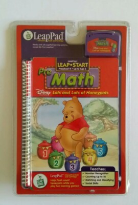 Leap Frog LeapPad Pre-Math Disney Winnie the Pooh Preschool-K Up to Age 5 - NEW