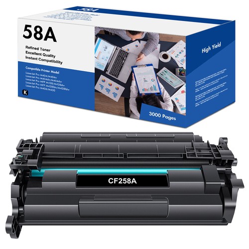 Tóner CF258A compatible con HP 58A LaserJet M404 M404dn MFP M428fdw lote sin chip - Imagen 9 de 13