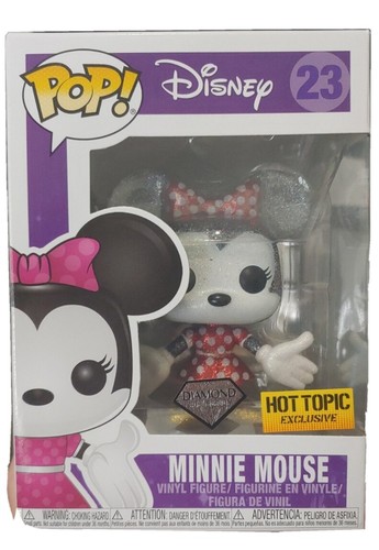 Funko Pop! Disney: Minnie Mouse #23 Diamond Collection Hot Topic Exclusive