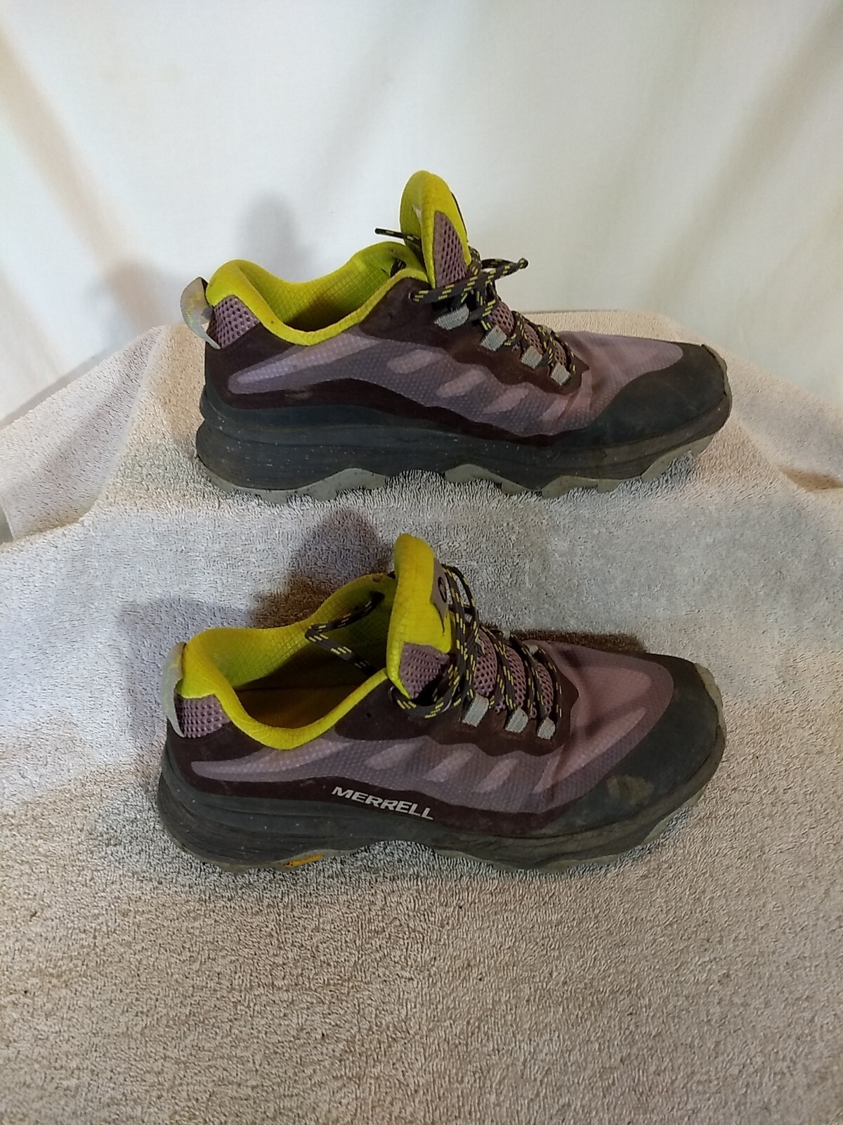 Scarpe da corsa Merrell da donna usate Moab Speed Trail grigie taglia: 10 #JJ21+2