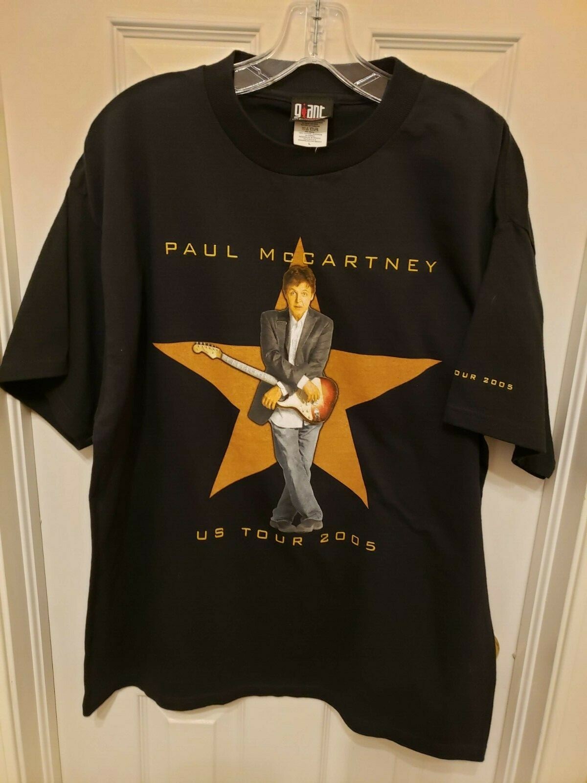 Paul McCartney 2005 US Tour t-shirt collectible mens … - Gem