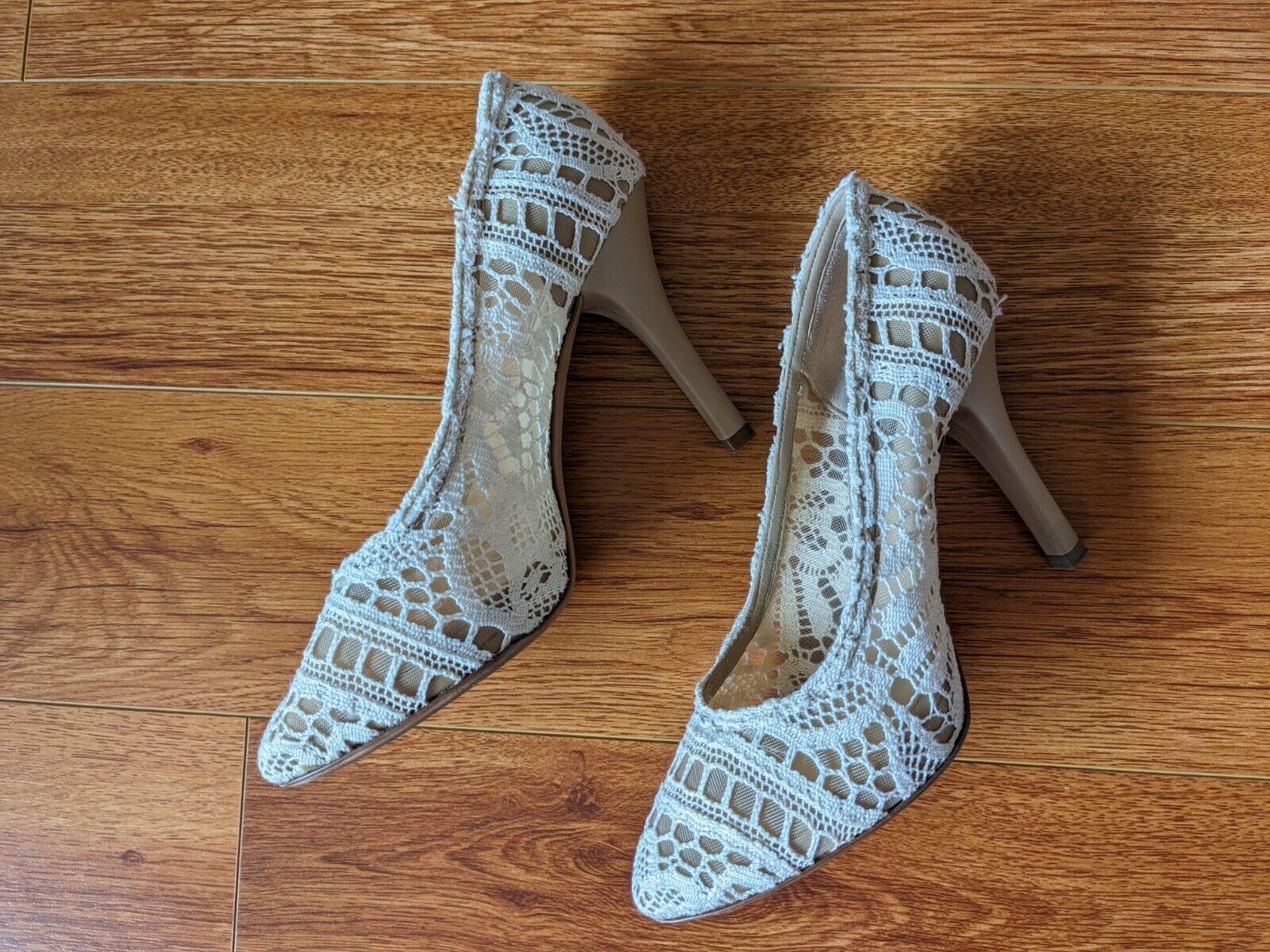 Dolce & Gabbana High Heel Shoes Pumps 37.5 White … - image 3
