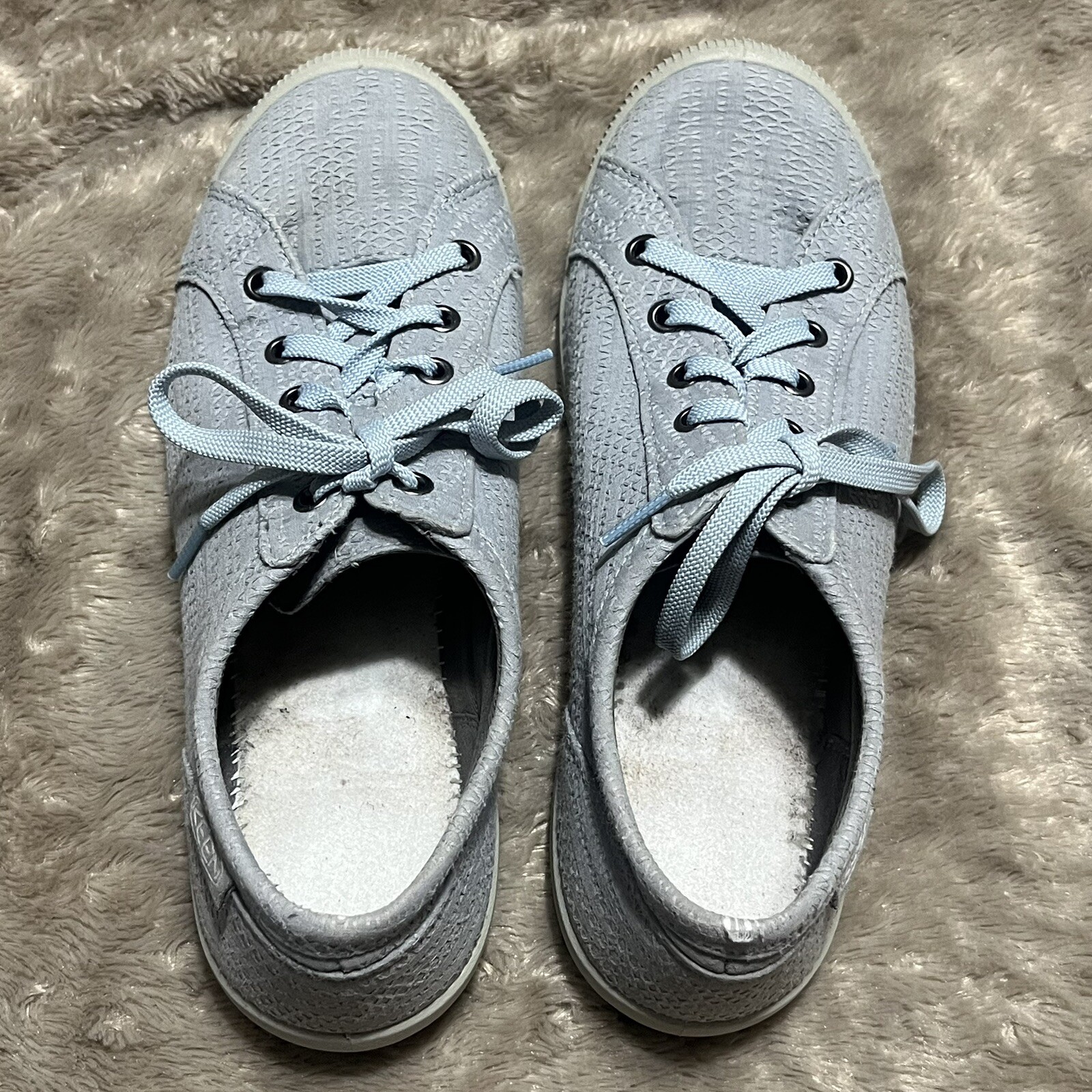 Scarpe da tennis casual Keen Lorelai blu stringate 1022648 donna taglia 9W *NO SOLETTE