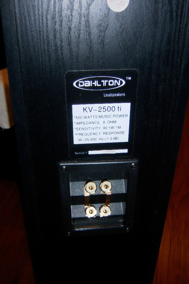 dahlton loudspeakers kv 2500 ti price