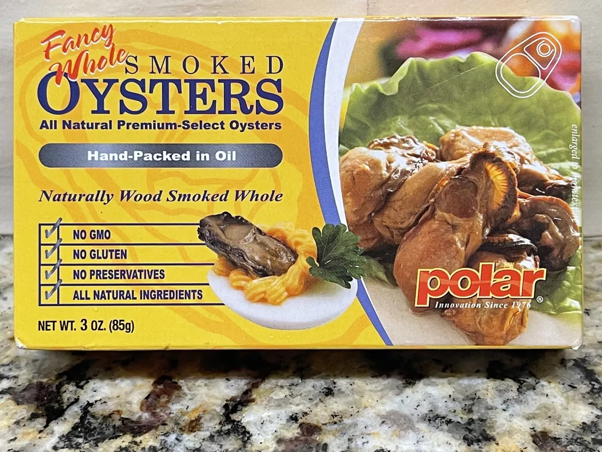 Canned smoked deals oysters