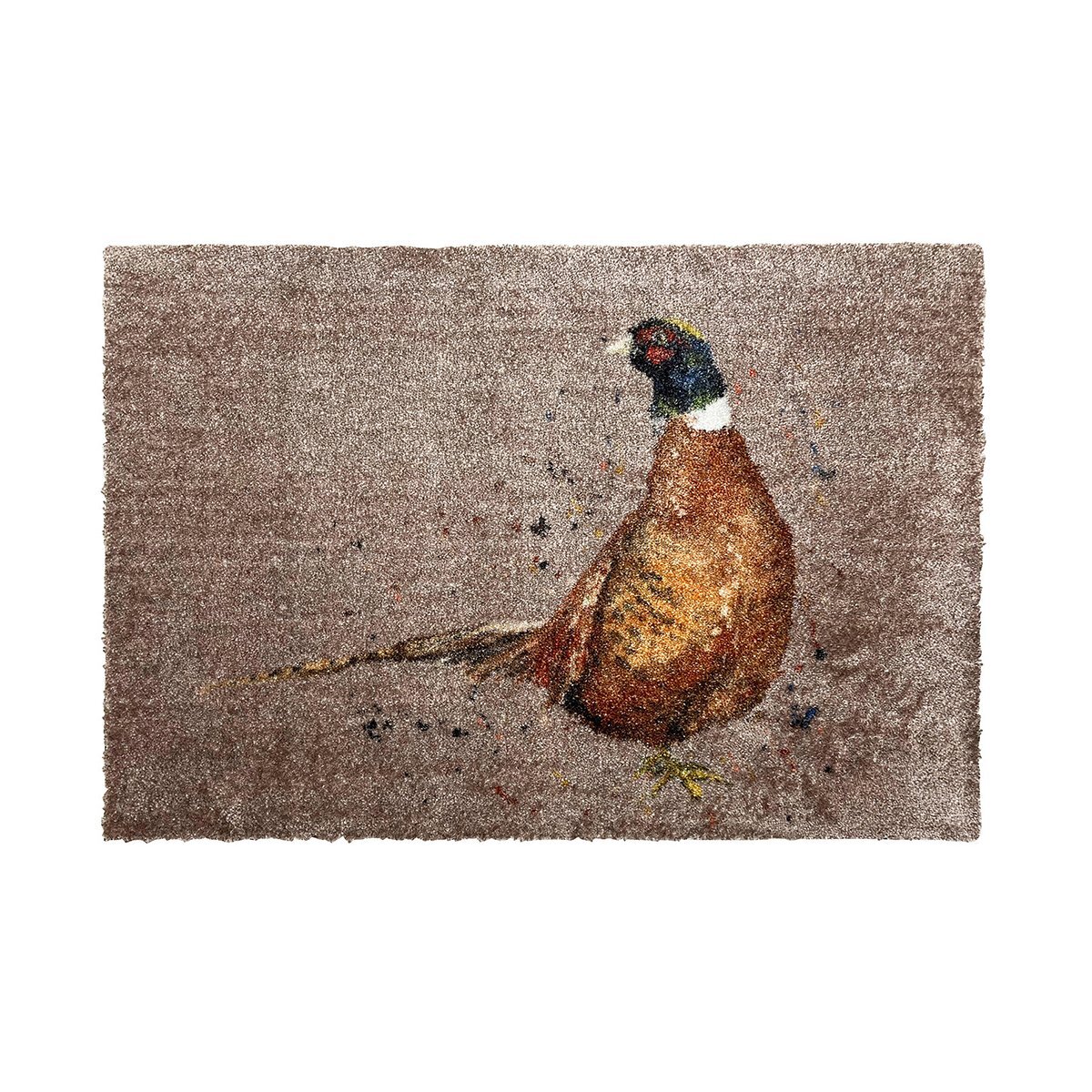 Bree Merryn Phelan pheasant Luxury Washable Doormat - 50cm x 75cm