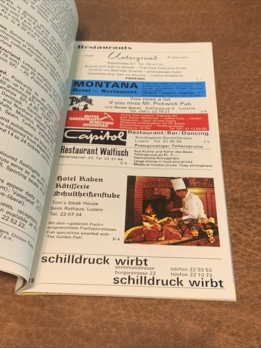 De colección Raro - Folleto informativo Lucerna Suiza - 1977 1978 - Imagen 4 de 9