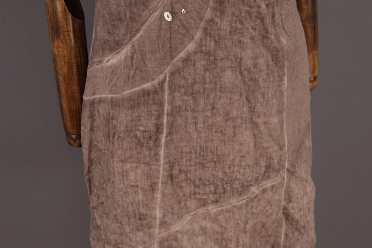 BOTTEGA VENETA Bottega di Elisa Cavaletti Abito senza maniche marrone A Line con turni