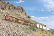 BNSF 8104 ES44C4 STACK KINGMAN CANYON AZ ORIGINAL SLIDE 05-17-19 T15-4