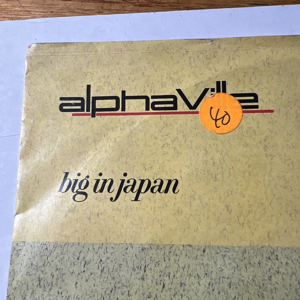 RARE 45 RPM RECORD: Alphaville - Big in Japan (WEA Records) (FH) Foto 2 de 4