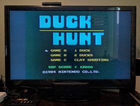 Super Mario Bros / Duck Hunt (NES, 1985) Authentic Cartridge/Dust Sleeve Tested