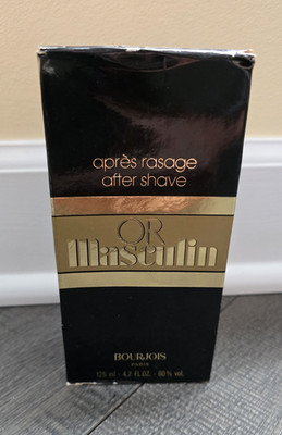 VINTAGE BOURJOIS OR MASCULIN EAU DE TOILETTE  125 ML Splash VERY RARE