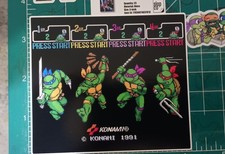 TMNT X VYNIL HIGH-GLOSS STICKER X 4X4 INCH STICKER X TURTLES IN TIME STICKER X