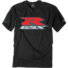Factory Effex Suzuki GSXR Tee Shirt - Black - Large 15-88482