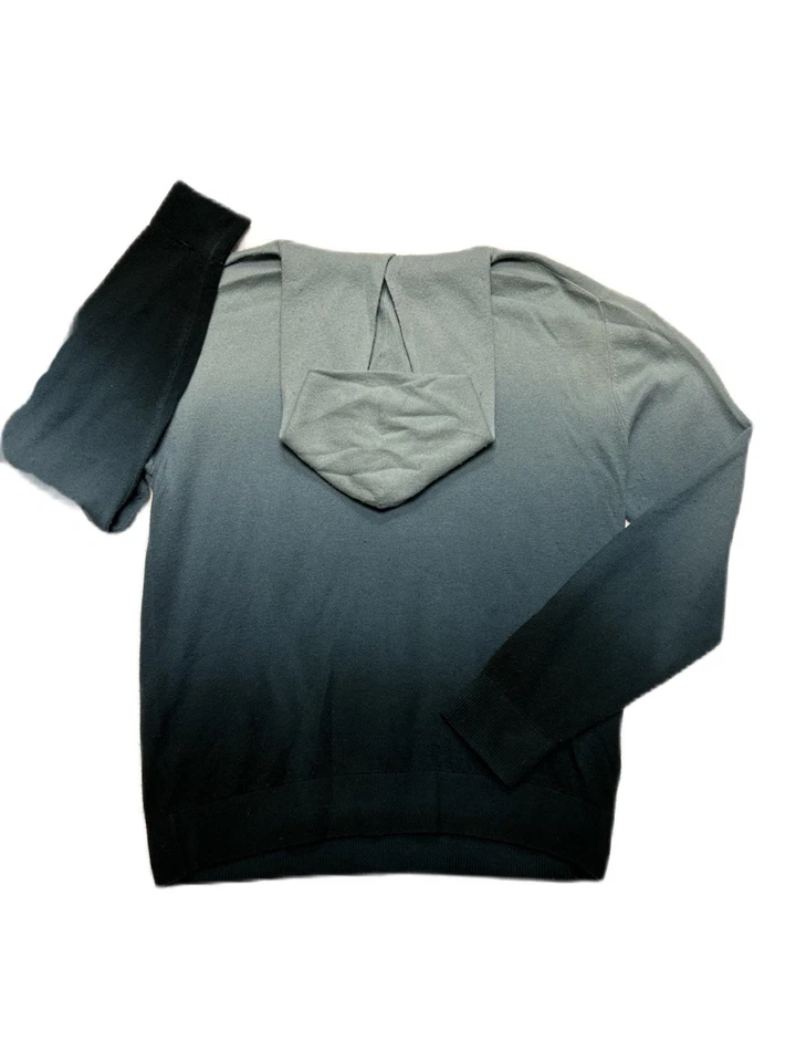 Greyson Para Hombres Verde Ombre Lana Cachemira Cómodo Exterior Koko Pullover Sudadera con Capucha Grande Foto 2 de 4