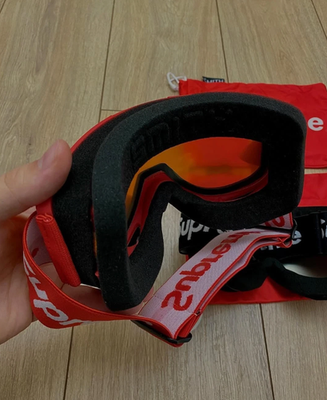 Supreme x Smith Red Goggles FW15 Ski Snowboard Off Road ATV - New