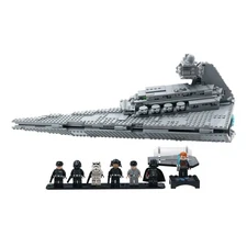 Display Stand Compatible with Set 75394 - Imperial Star Destroyer - Acrylic D...