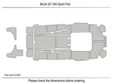 Suelo de espuma para barco DuraEVA Seadek EVA 2000-2004 Baja 340 Sportfish