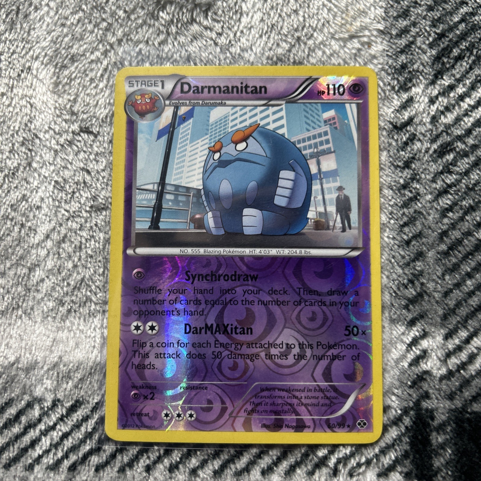 Lightly Played Darmanitan - 60/99 - Rare - Reverse Holo Pokemon Next Destinies