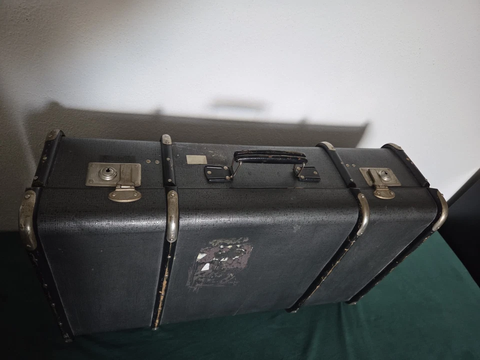 Antiker Überseekoffer - Reisetruhe - 1930-1950. - Bild 3 von 4