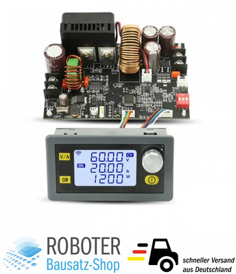 Spannungsregler mit Display DC 6-70V auf 0-60V 20A 1200W CNC Netzteil XY6020L