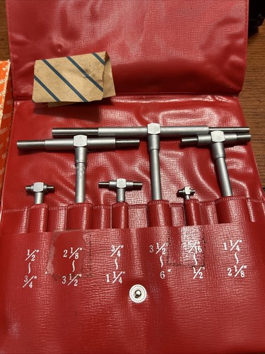 Mitutoyo 155-903 6 Pc 5/16"- 6" Telescoping Gage Set - Picture 1 of 7