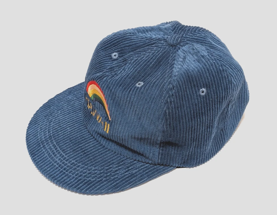 *DE COLECCIÓN* Sombrero Hawaii Arco Iris Pana Guerreros Hawaianos Bordado Años 90 *RARO* Foto 2 de 4