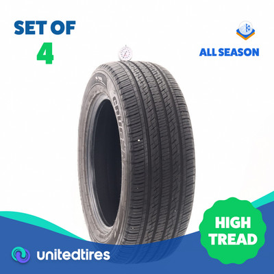 Set of (4) Used 225/60R17 Kumho Crugen Premium 99H - 8-9.5/32
