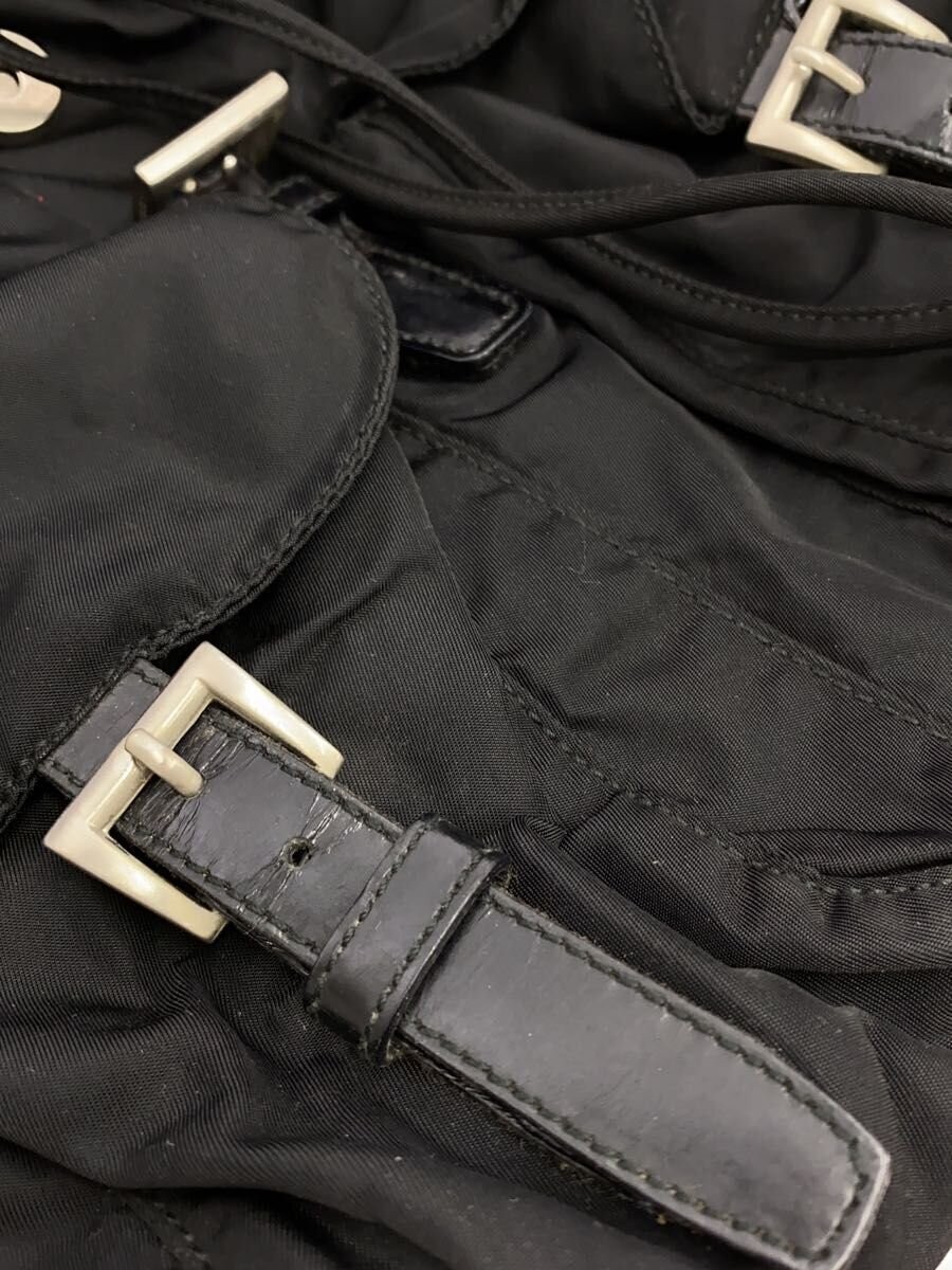 PRADA Backpack Nylon BLK Solid - image 9
