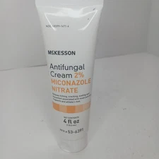 McKesson Antifungal Cream 2% Miconazole Nitrate Cream 4oz Tube Exp 4/2027