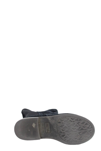 Stivali donna Michael Kors pull-on casual comodi metà polpaccio neri taglia 4 - Foto 4 di 5