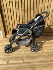 Black Silver Cross Multi Pram Buggy And Car Seat