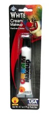 Rubie's Costume Co. Mehron White Cream Makeup 0.7 oz -, One Size, Multicolor