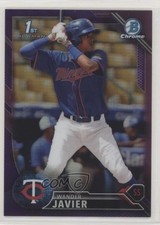 2016 Bowman Chrome Prospects Purple Refractor 57/250 Wander Javier #BCP32 1j2