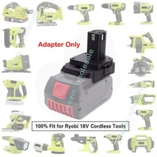 Battery Adapter For Ryobi 18V Power Tools to Fits for Bosch 18V Lithium Battery