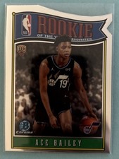 2025 - 2026 Bowman Basketball - Ace Bailey RY-5 Die Cut - Freshly Pulled!