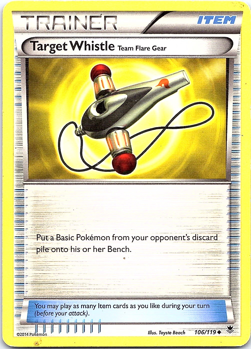 XY - Phantom Forces #106/119 Target Whistle