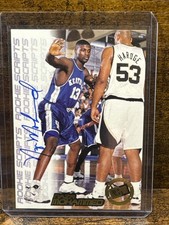 Nazr Mohammed  1998 Press Pass Double Threat Rookie Scripts Auto #_NAMO 🏀🔥