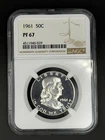 1961 50C Proof Franklin NGC PF67