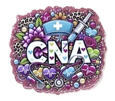 5 Pc - CNA - Acrylic Flatback Charms - For Badge Reels - DIY Crafts