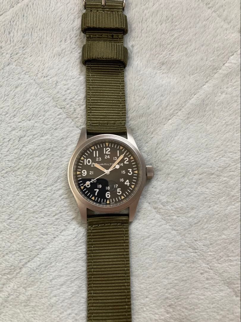 Hamilton Khaki Field Mechanical H69439931 Hand Winding 38mm Box Papers