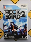 Rock Band 2 - Wii Complete Tested And Works Free Shipping Clean Disc