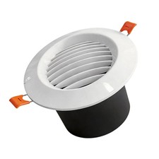 Louvered Vent For Bathroom Ventilation Moisture Protection Weatherproof Design