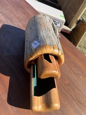 Handmade Wooden Driftwood Jewelry Box with Drawers and Sliding Drawer Decorative