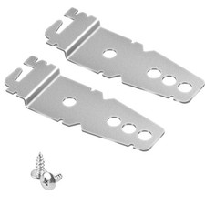 2uds Soporte para Lavavajillas Whirlpool, Debajo del Mostrador Silver