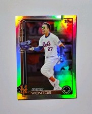 5 PACK-2025 Topps MARK VIENTOS Rainbow Foil #174 w/4 Free New York Mets
